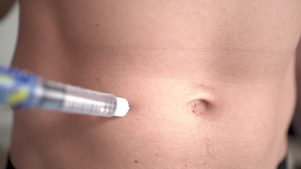 Insulin injection with insulin pen