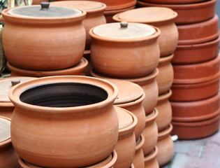 turkish pot made of clay