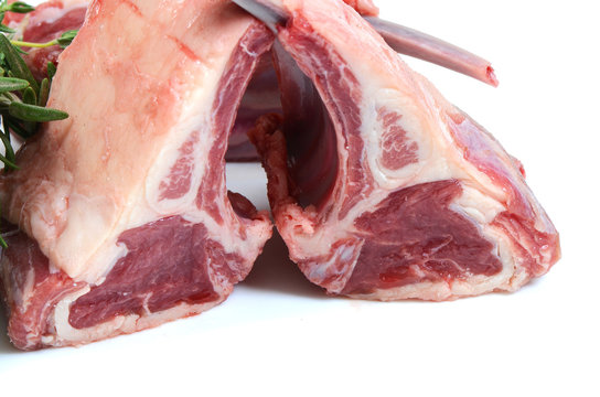 raw lamb meat