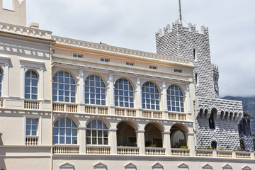Fototapeta na wymiar Monaco / le Rocher / Le Palais