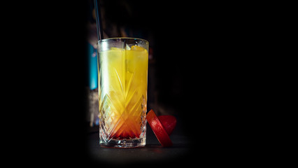 Tequila Sunrise Cocktail