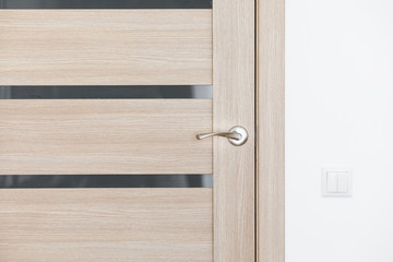 Close up of  door handle