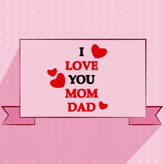 Illustration of background for Parents Day