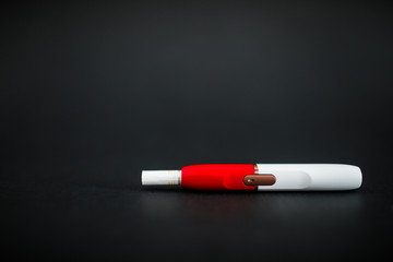 New technology of electronic cigarettes system.  Tobacco system IQOS.