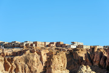 Acoma Pueblo (Sky City), Native American reservation atop mesa near Albuquerque, New Mexico