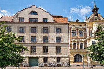 Hop store house in Zatec town. Czech Republic.