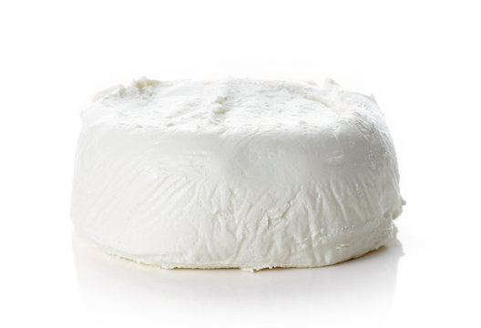 Goat Cheese Isolated On White