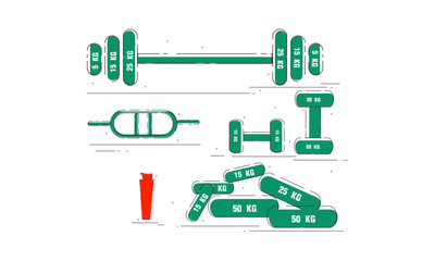 Dumbell Illustration