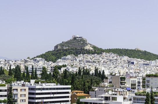 Panorama of Athens and Lykavitos