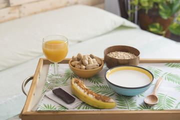 Breakfast on the bed