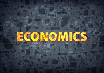 Economics black background