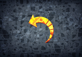 Back arrow icon black background