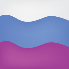 blue and violet wavy background- vector illustration