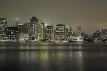 Manhattan di sera