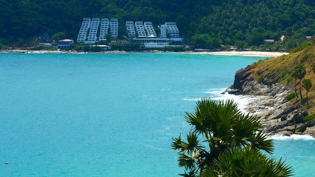 View Of Beach. Nai harn Beach At Phuket, Thailand On July 20, 2018
