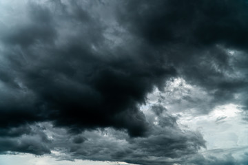 Obraz premium thunder storm sky Rain clouds