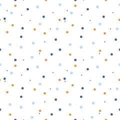 Seamless Background with polka dot pattern.Retro vector background or pattern.Can be used for wallpaper,fabric, web page background, surface textures.