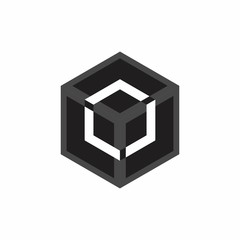 O letter logo design for logo, company, and icon