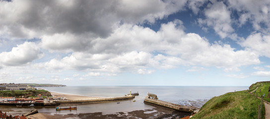 Seascape of Whitby Town