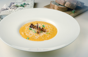 Soup, food, pumpkin