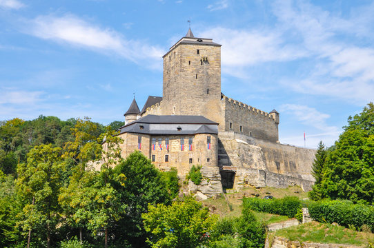 View of historically castle Kost - Czech Republic