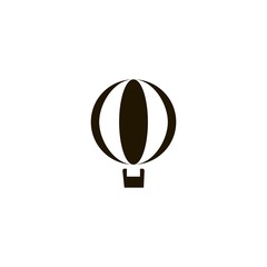 air balloon icon. flat design