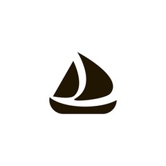 Ship icon. flat design