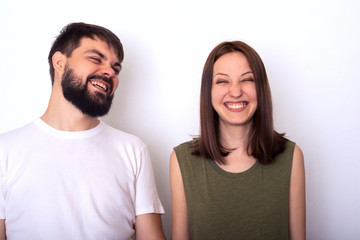 Obraz premium Laughing young couple