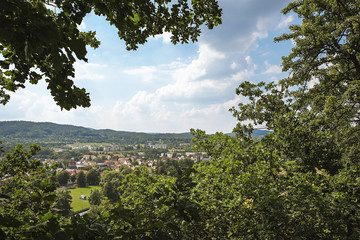 Blick von der Schillershöhe nach Rudolstadt-Volkstedt