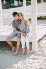 couple at the beach