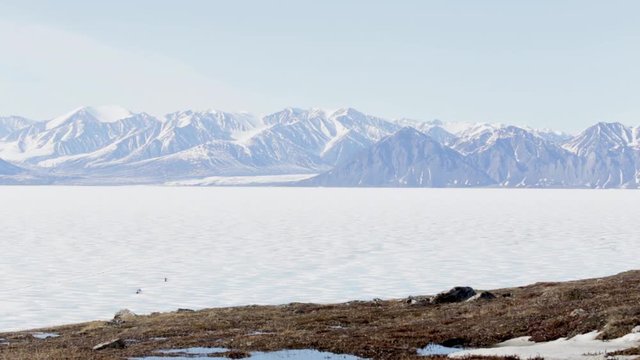 Beautiful landscape of Pond Inlet, Nunavut