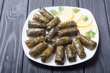 Dolma from grape of vines
