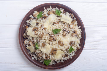 Traditional Italian risotto