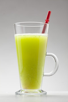 green vegetable or fruit smoothie
