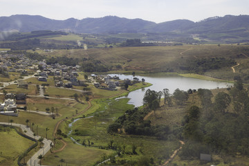 Vista aérea de Atibaia SP.