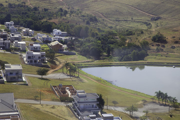 Vista aérea de Atibaia SP.