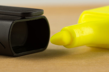 marker is shown close-up