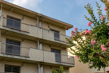 A fixed apartment complex for demolition / Matsubara apartment complex in Soka city, Saitama, Japan