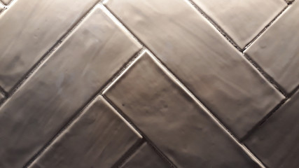 Texture of gray and smooth tiles