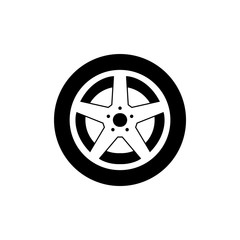 Wheel disks  icon, logo