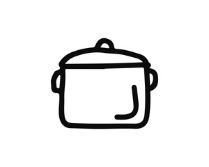 bowl icon hand drawn design illustration,designed for web and app