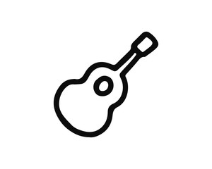 guitar icon hand drawn design illustration,designed for web and app
