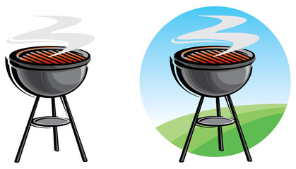 Barbecue grill - obrazy, fototapety, plakaty