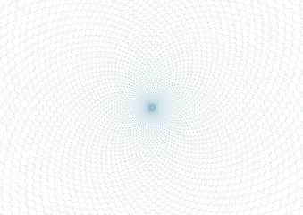 Guilloche vector radial background grid for diploma and certificate. Moire ornament EPS 10