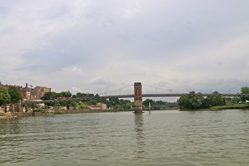 Obraz premium La Saône à Trévoux - Ain