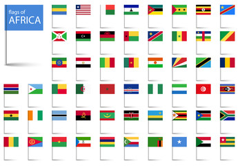 all country flags of Africa