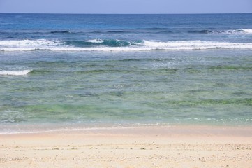 Beautiful beach and landscape of seaside on Green Island in Taitung, Taiwan