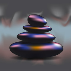 spa stones illustration