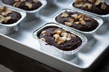 Cake chocolate brownies