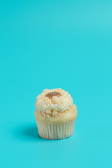 Birthday Cake On Color For The Background